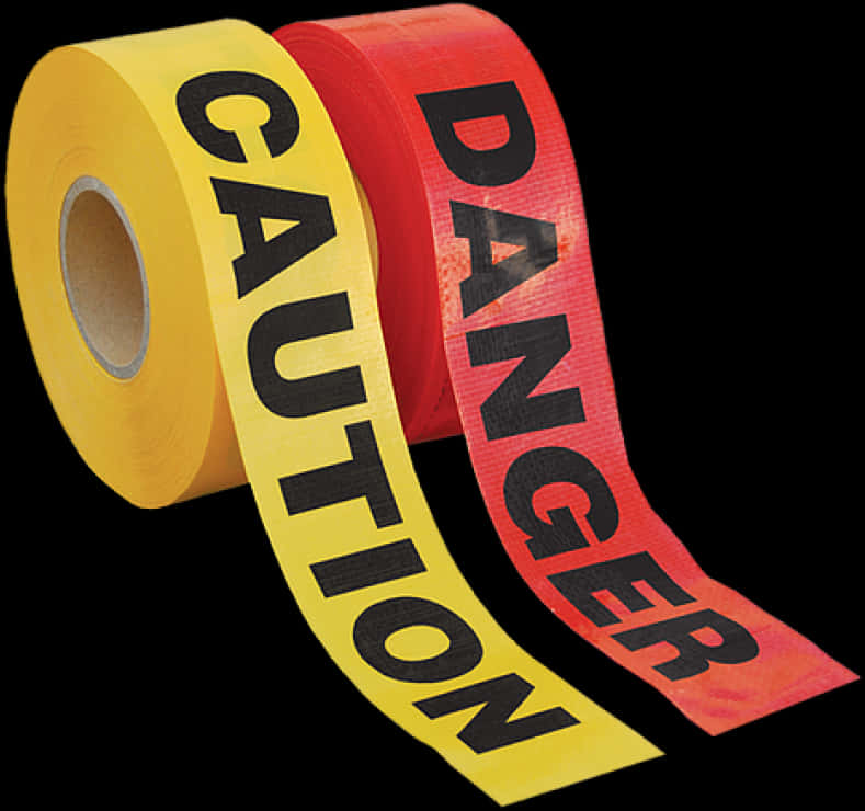 Cautionand Danger Safety Tape PNG Image