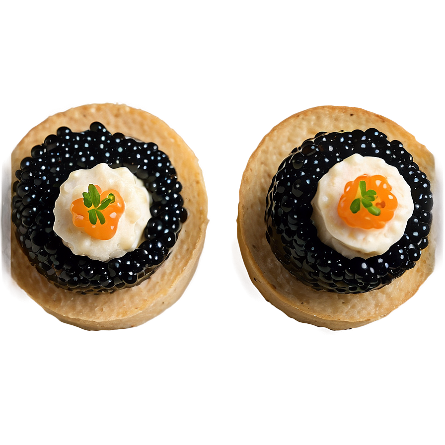 Caviar Canapé Png 92 PNG Image