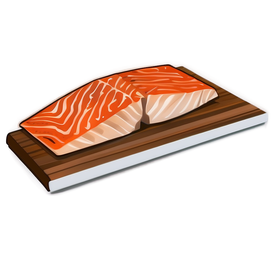 Cedar Plank Salmon Bbq Png Bwh62 PNG Image