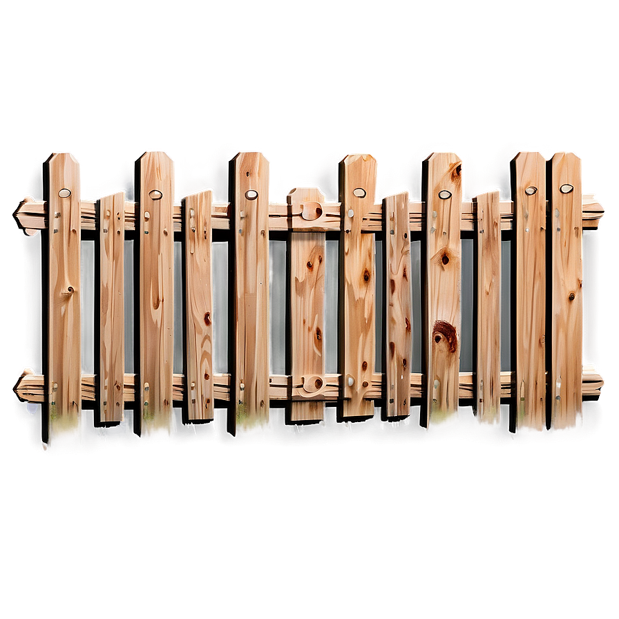 Cedar Wood Fence Png Kmn69 PNG Image