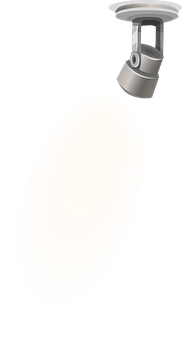 Ceiling Spotlight Illumination PNG Image