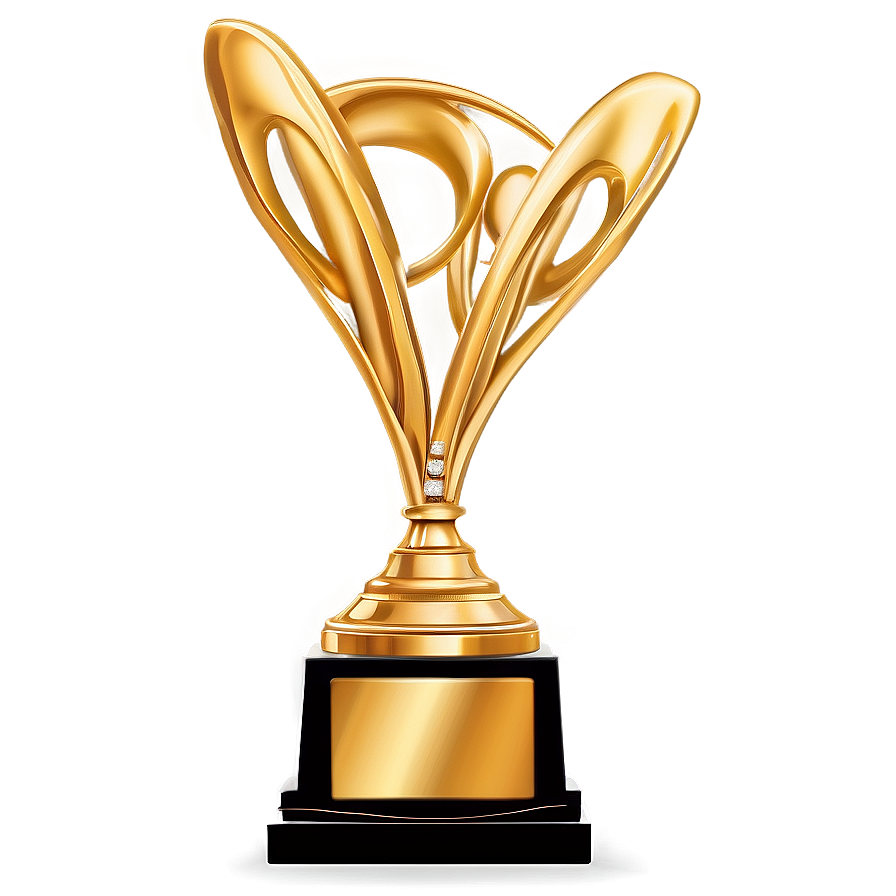 Celebrate Golden Trophy Png Dxy PNG Image