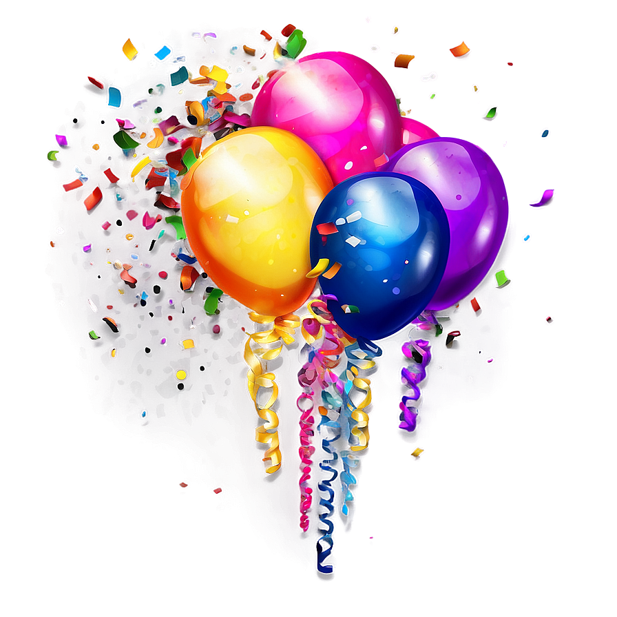 Celebration Confetti Colorful Png Ohj PNG Image