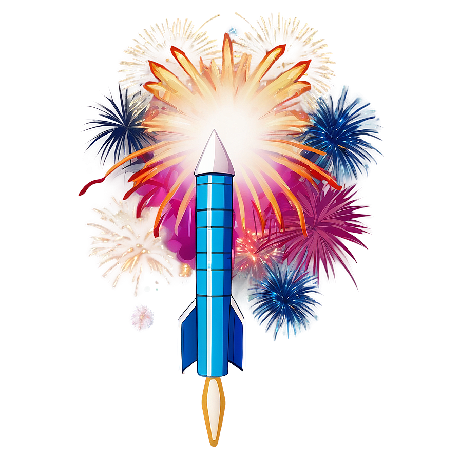 Celebration Firework Rocket Png Irm PNG Image