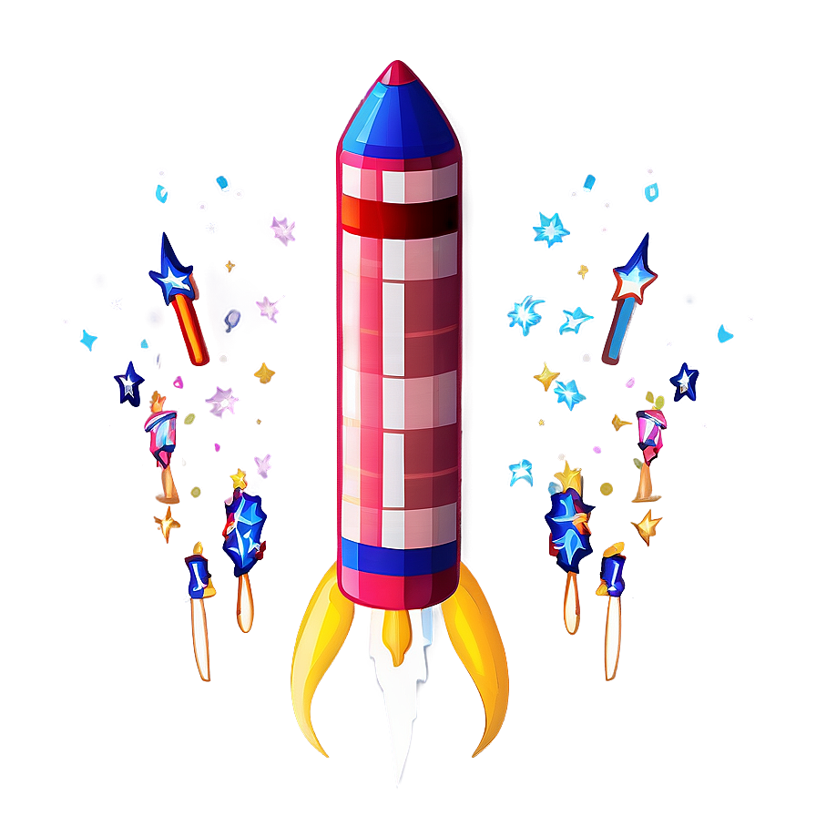 Celebration Firework Rocket Png Pek PNG Image