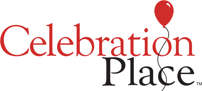 Celebration Place Logo With Balloon PNG Image