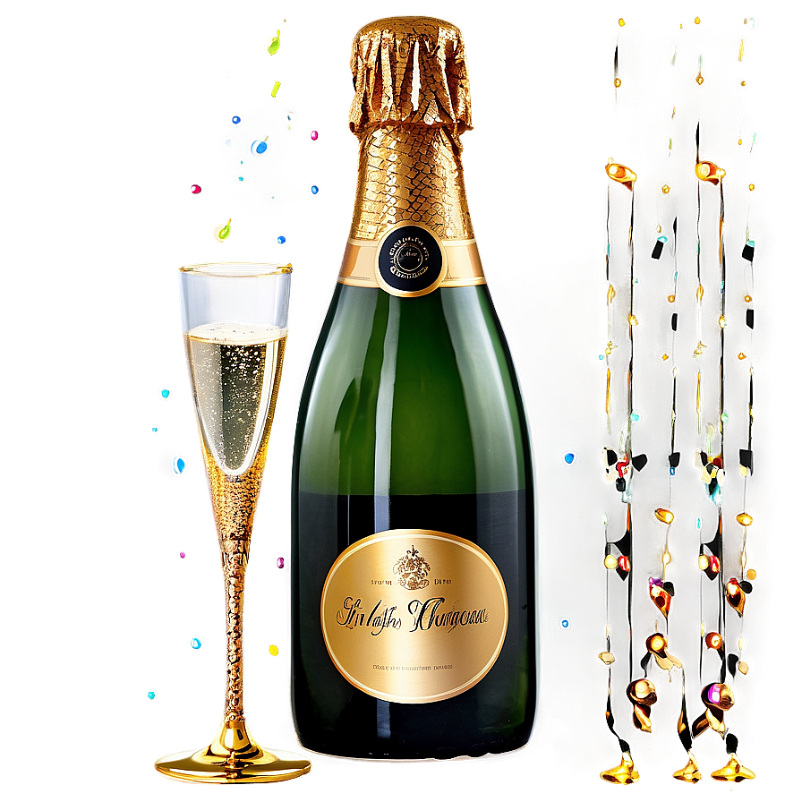 Celebratory Champagne Bottle Png Download 28 PNG Image