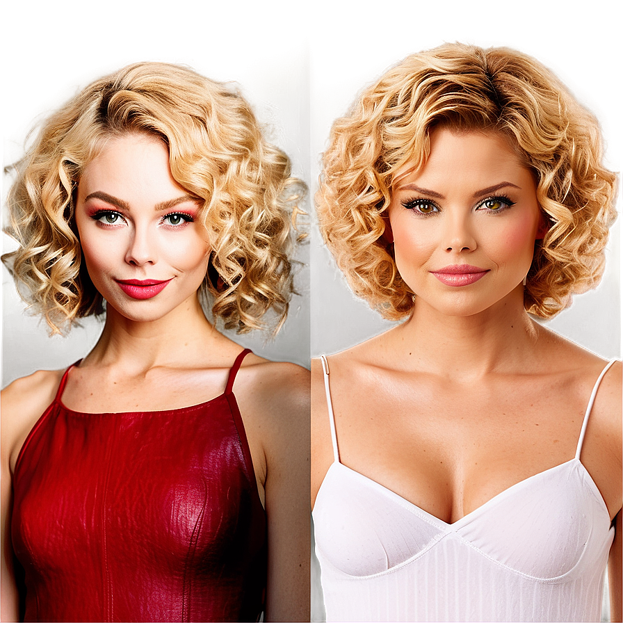 Celebrity Perm Hair Transformations Png 06282024 PNG Image