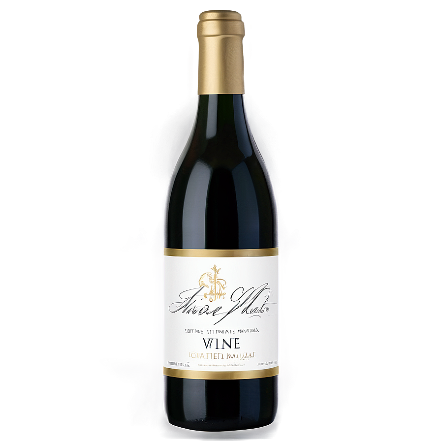 Celebrity Signature Wine Label Png 06282024 PNG Image