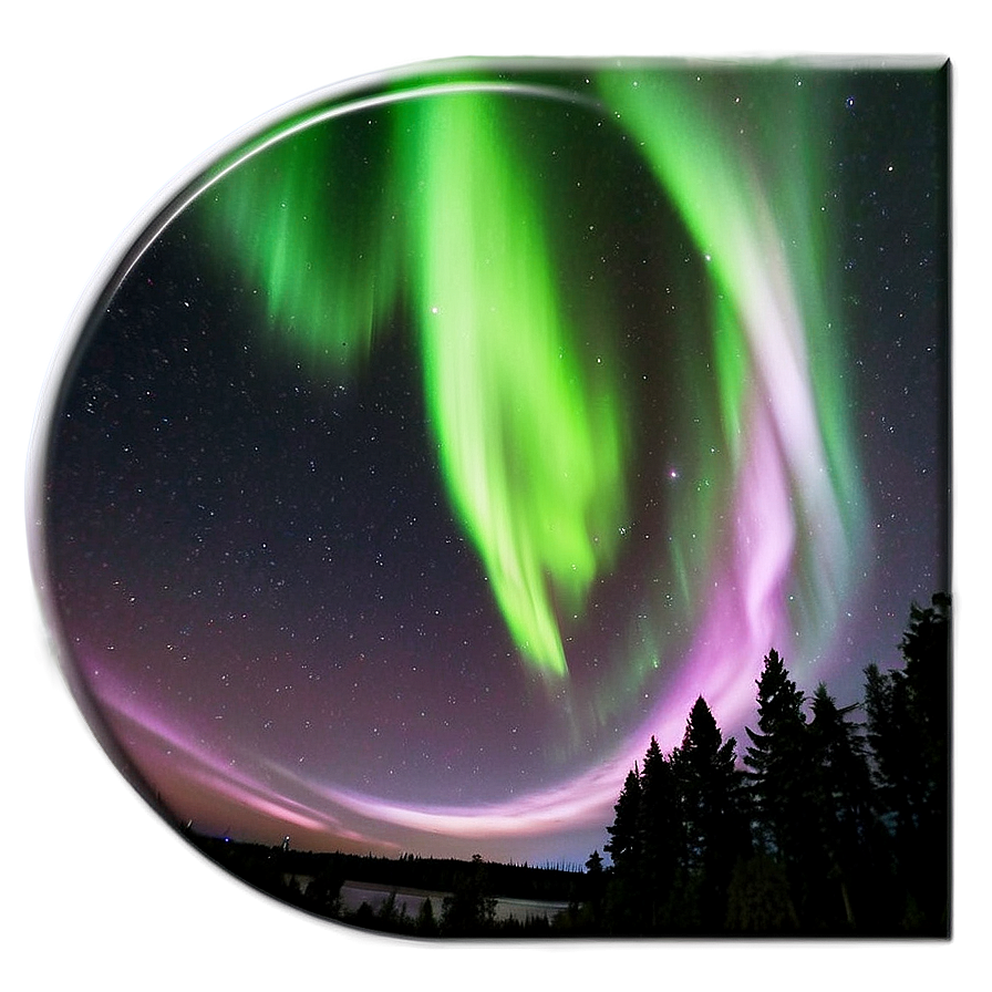 Celestial Aurora Boreal Display Png Qtm PNG Image