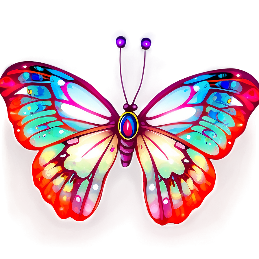 Celestial Glow Butterfly Png Eet PNG Image