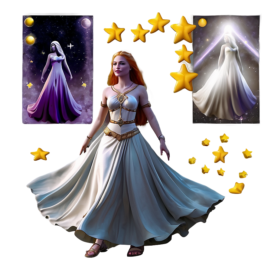 Celestial Goddess Graphic Png 99 PNG Image