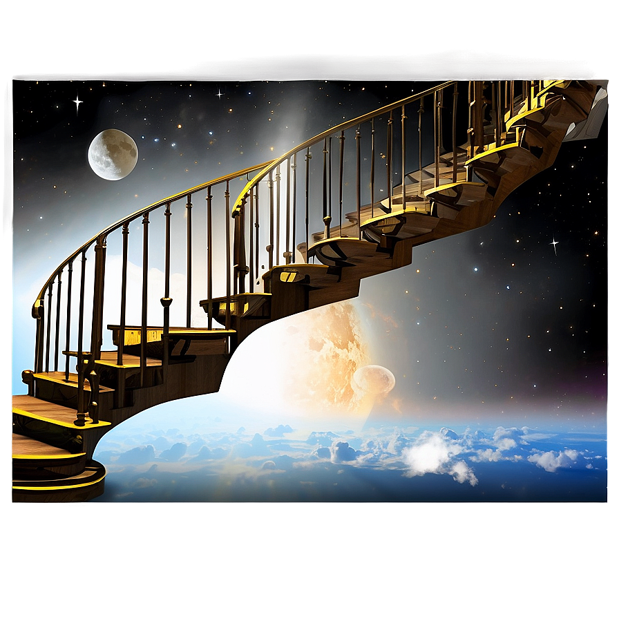 Celestial Staircase Graphic Png Yxu33 PNG Image