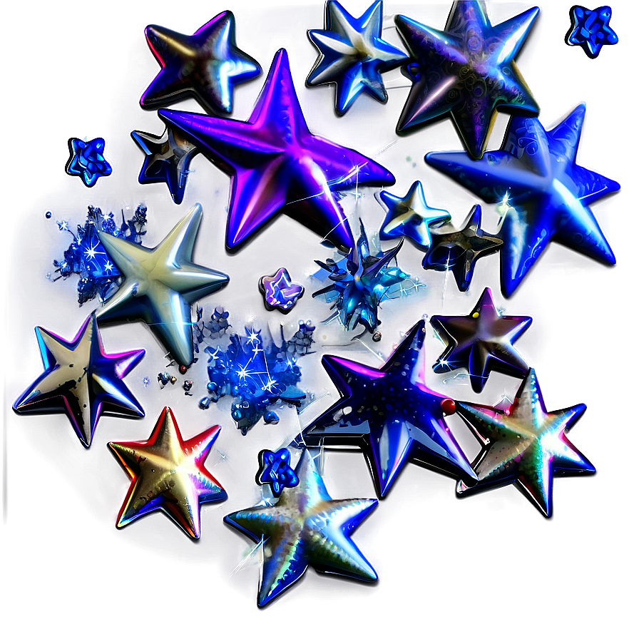 Celestial Stars Fantasy Png Dip PNG Image