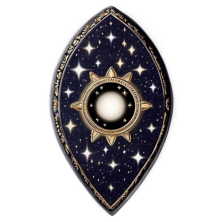 Celestial Themed Planchette Png 06282024 PNG Image