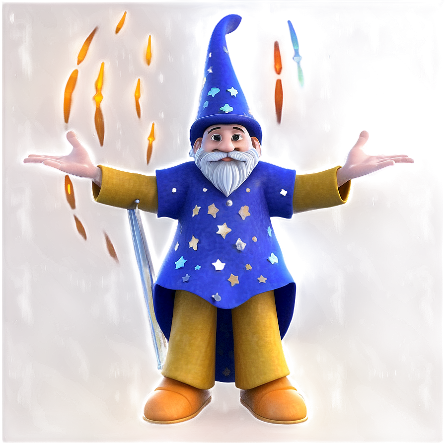 Celestial Wizard With Stars Png Ehx PNG Image