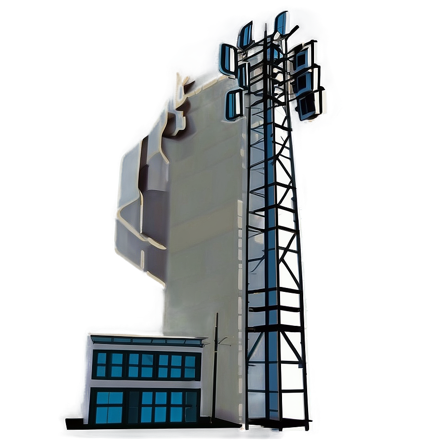 Cell Tower On Building Png 50 PNG Image