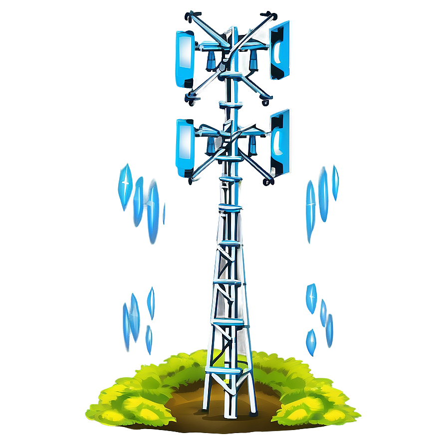 Cell Tower Warning Sign Png Dsf PNG Image