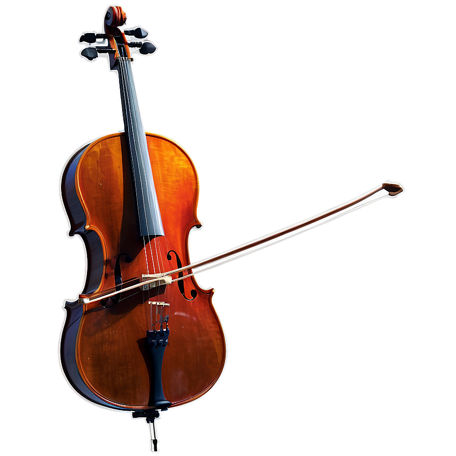 Cello And Bow Silhouette Png 43 PNG Image