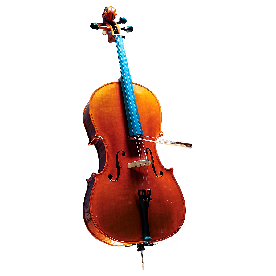 Cello Under Spotlight Png Ake30 PNG Image