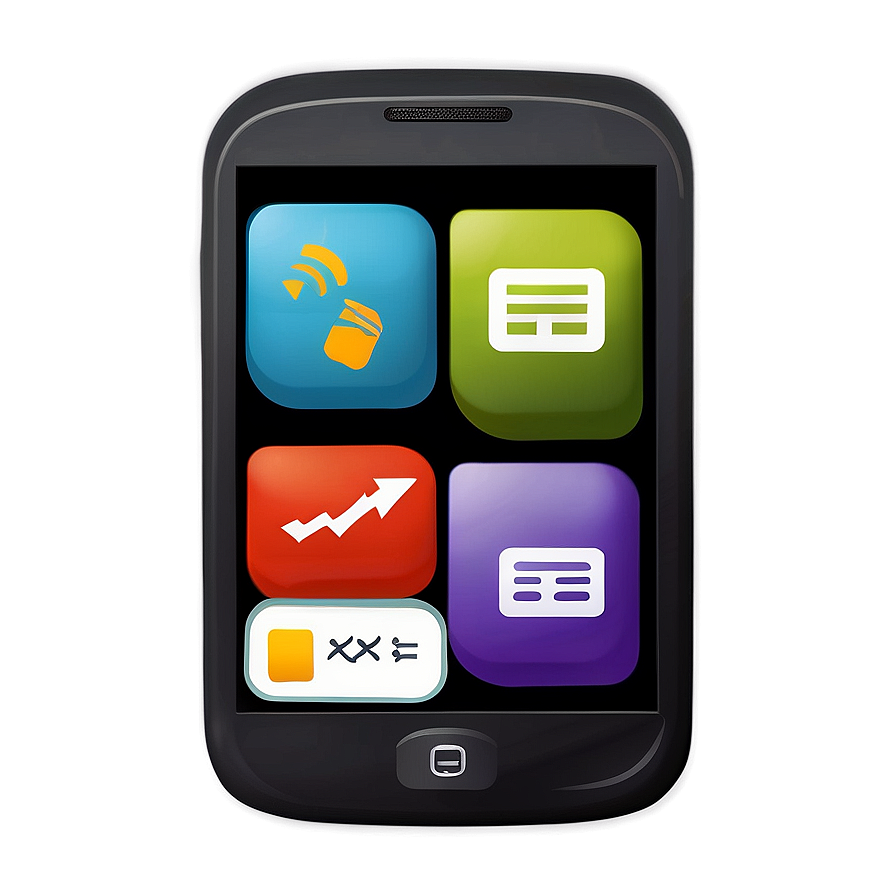 Cellphone Flat Icon Png 4 PNG Image