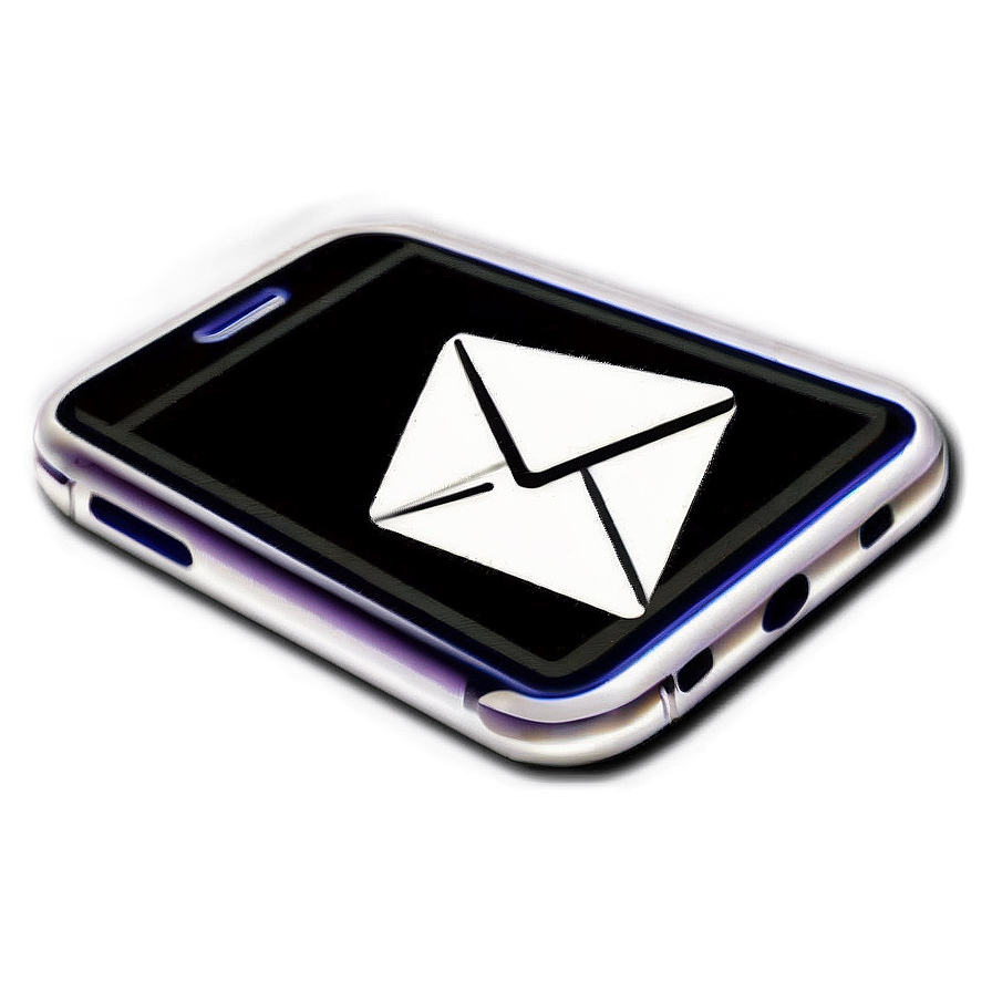 Cellphone With Email Icon Png Top PNG Image