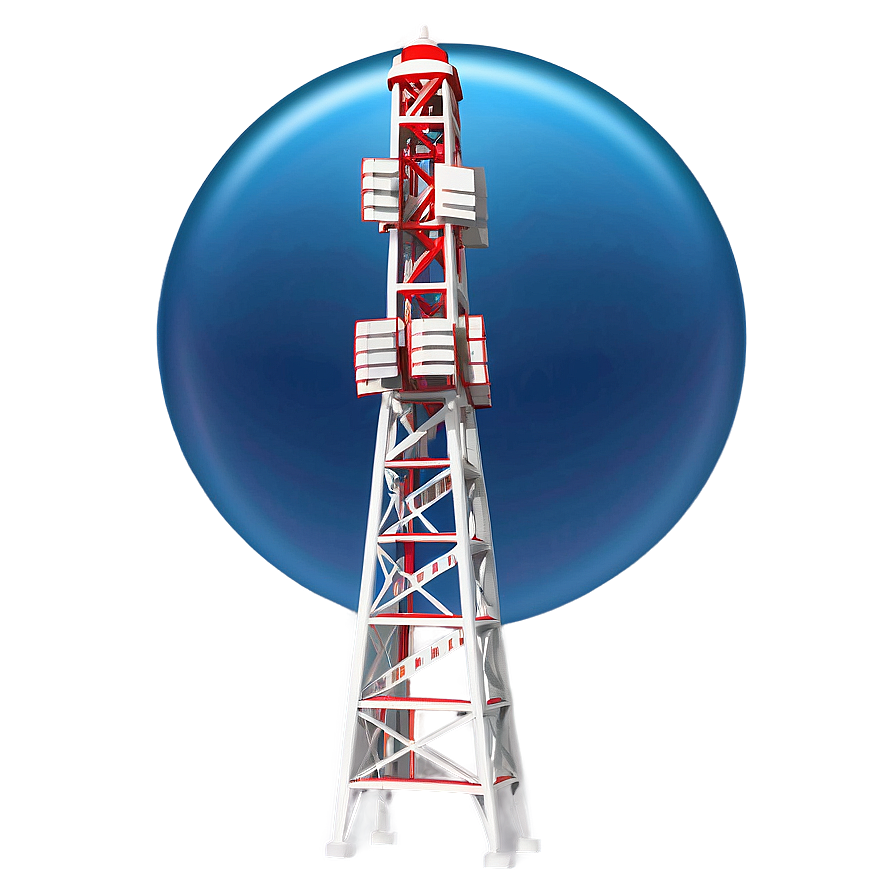 Cellular Network Tower Png Sdf7 PNG Image