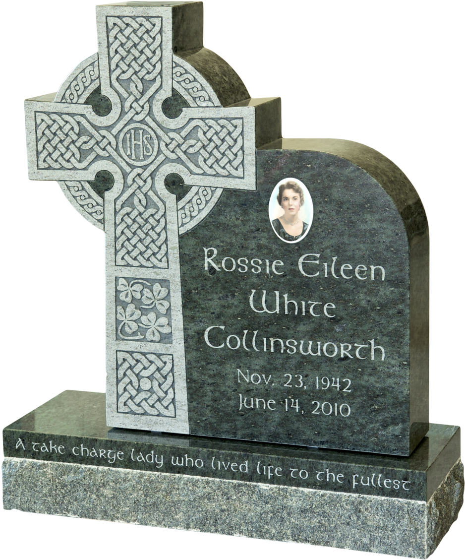 Celtic Cross Gravestone PNG Image