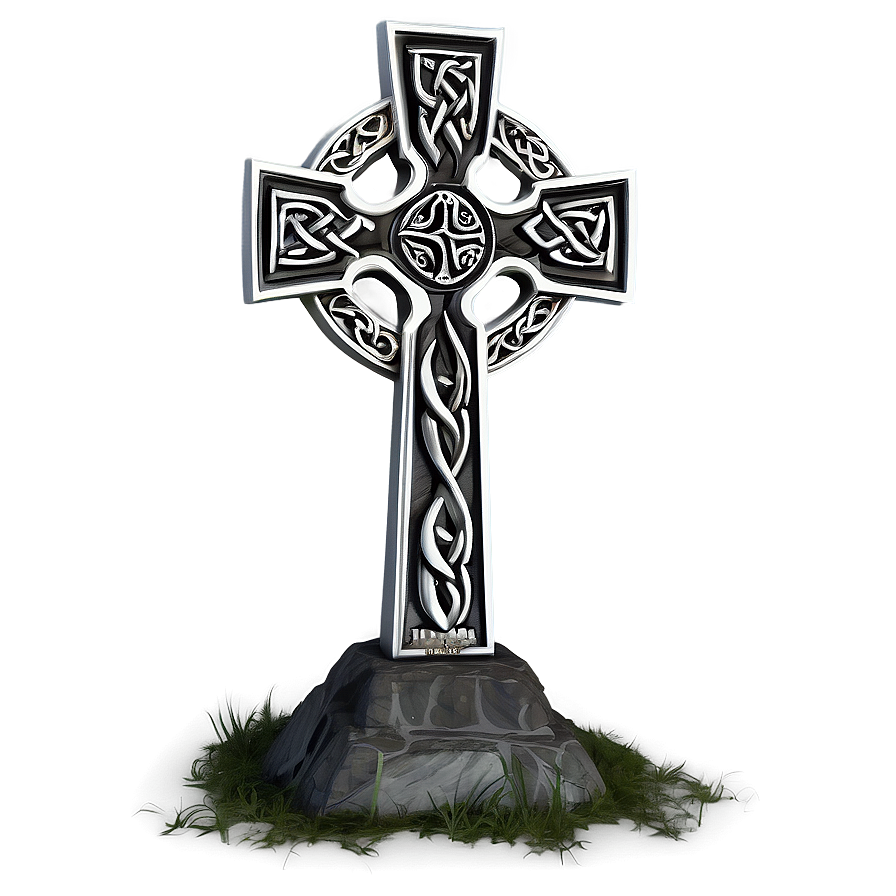 Celtic Cross In 3d Perspective Png Cwe PNG Image