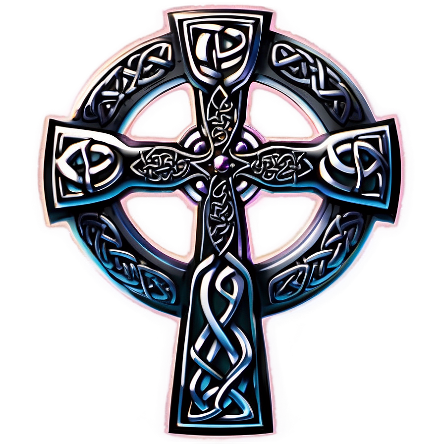 Celtic Cross In Sunrise Png Uha PNG Image