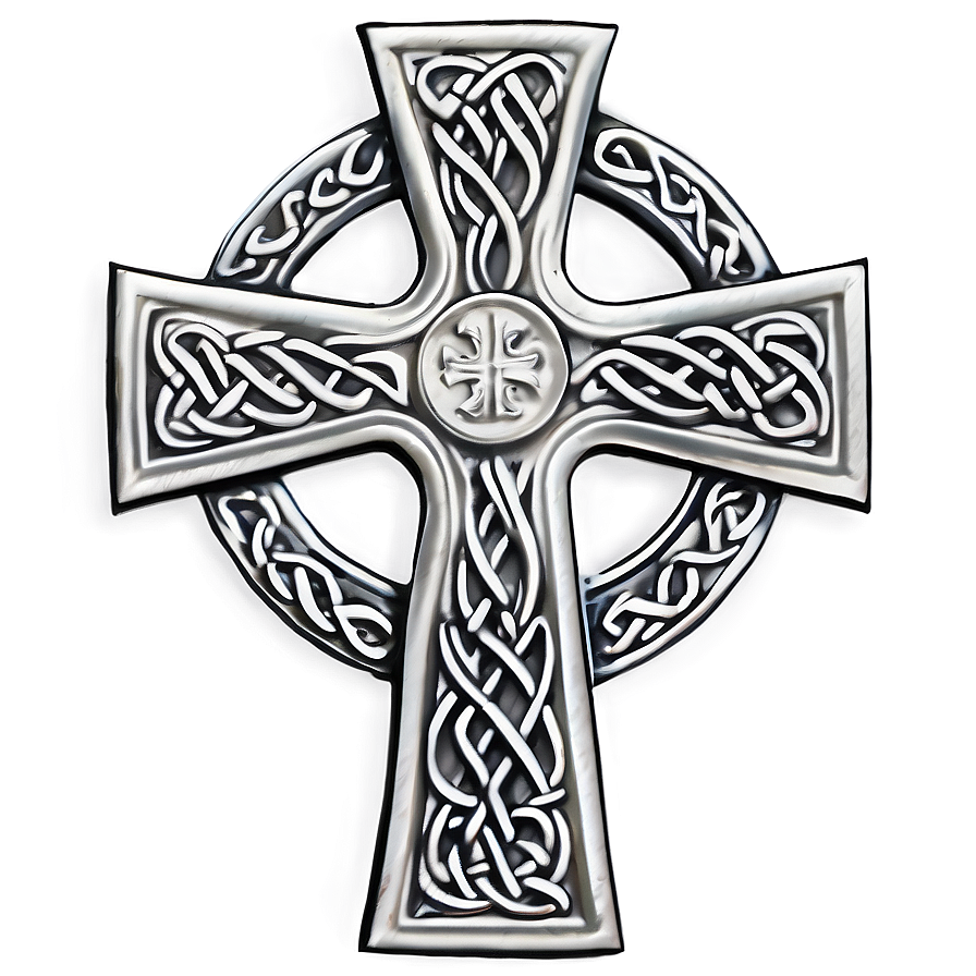 Celtic Cross Outline Png Bsp64 PNG Image