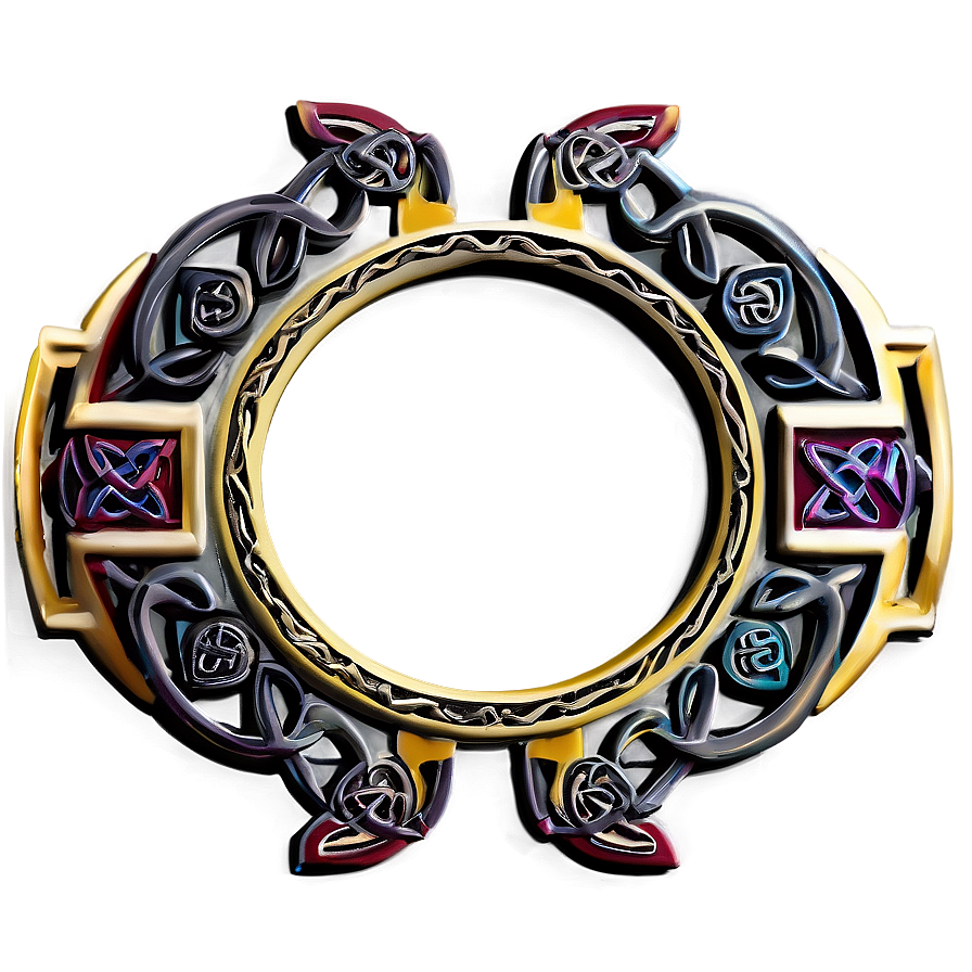 Celtic Decorative Frame Png 30 PNG Image