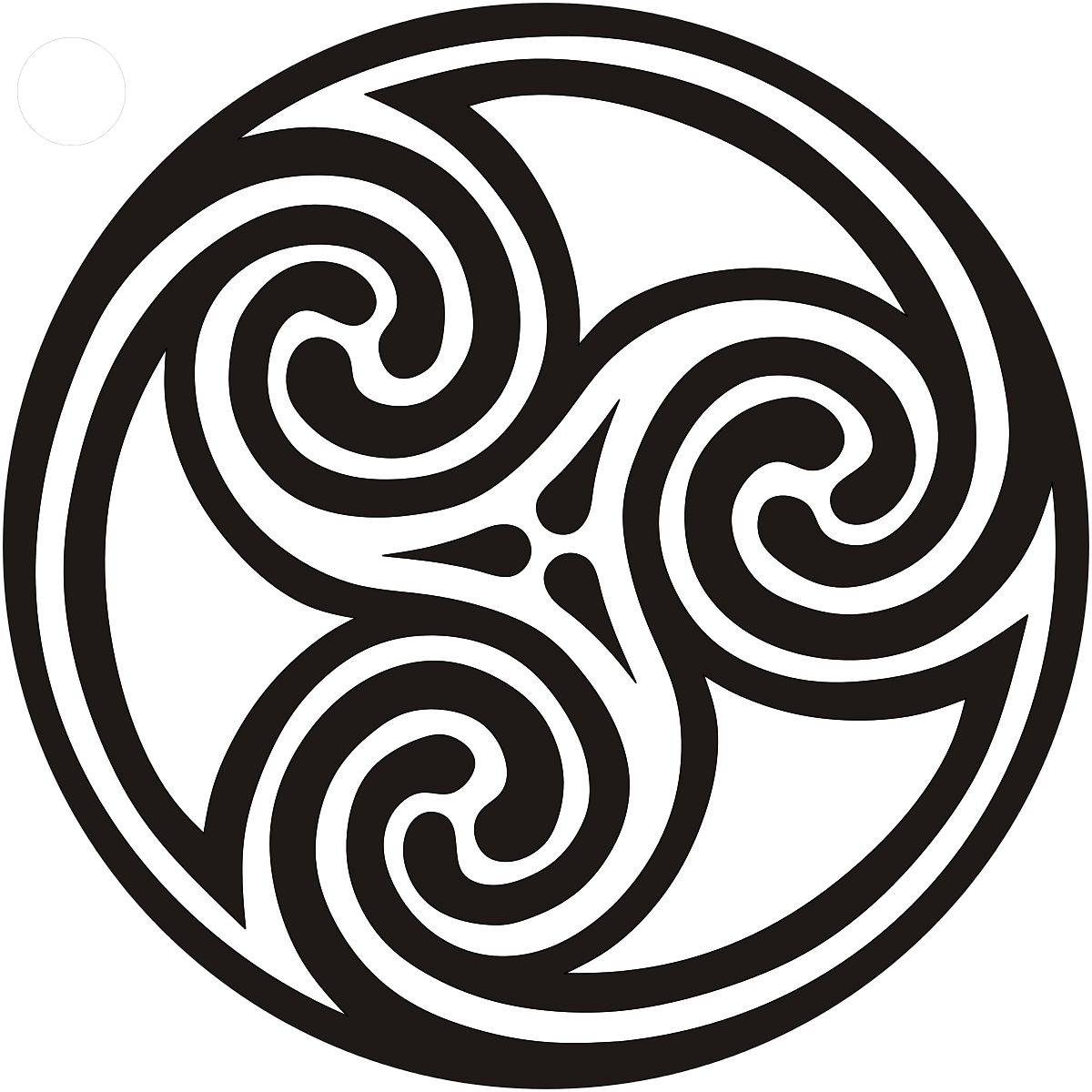 Celtic Knot Design Graphic PNG Image