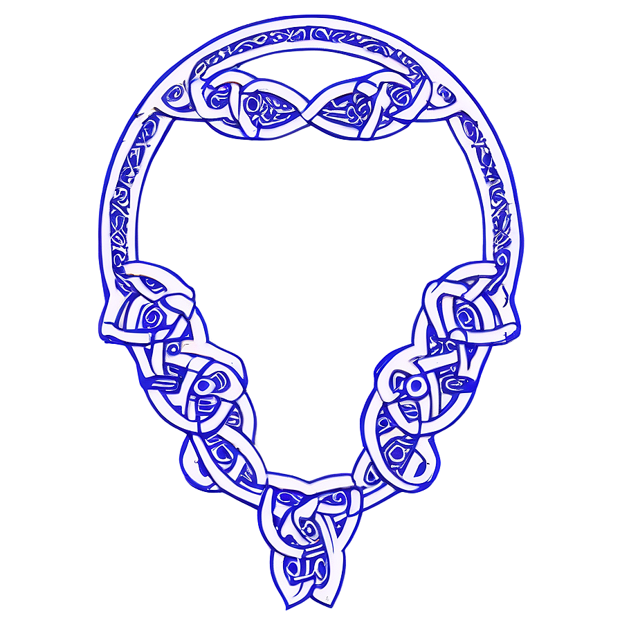 Celtic Neck Tattoo Blueprints Png 9 PNG Image