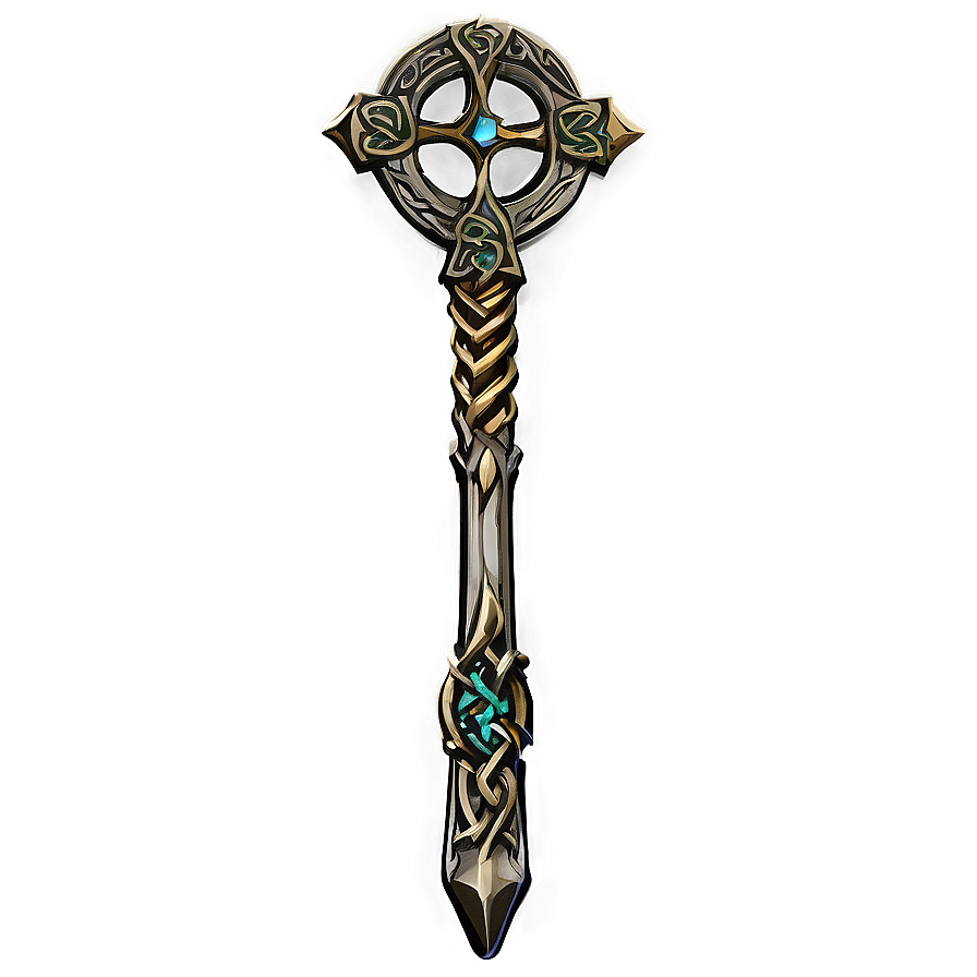 Celtic Scepter Png Dfl8 PNG Image