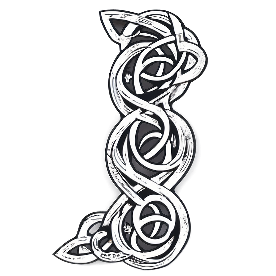 Celtic Tattoo Sleeve Diagram Png Ltb PNG Image