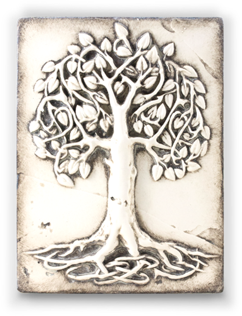 Celtic Treeof Life Carving PNG Image