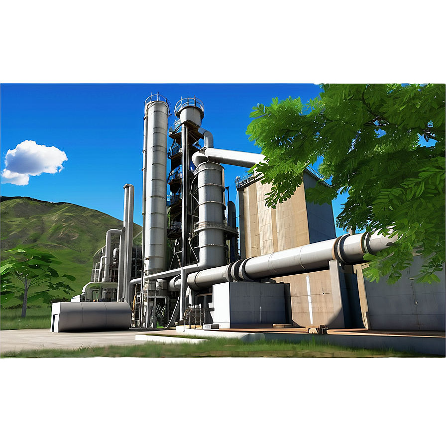 Cement Industry Factory Png 62 PNG Image