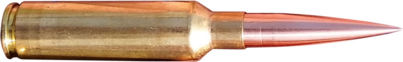 Centerfire Rifle Cartridge PNG Image