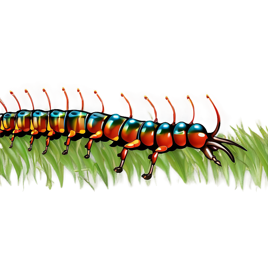 Centipede In Grass Png 05242024 PNG Image