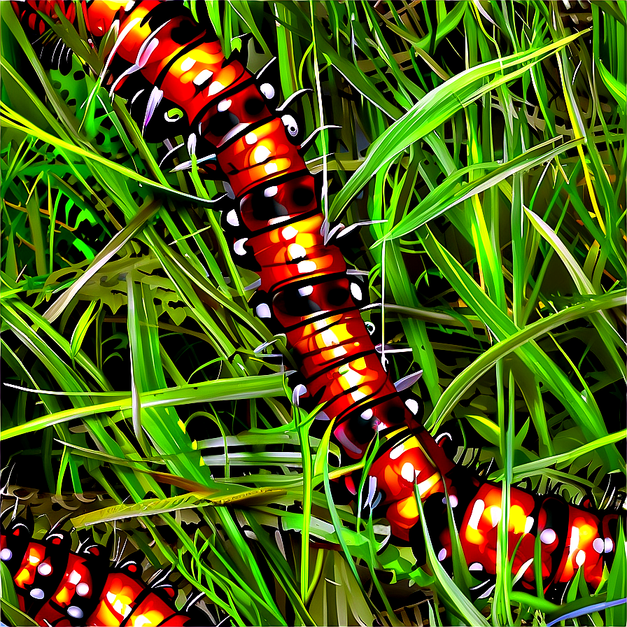 Centipede In Grass Png 80 PNG Image