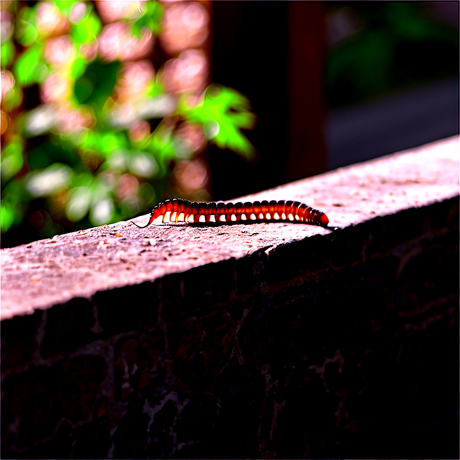 Centipede In Urban Environment Png Quv PNG Image