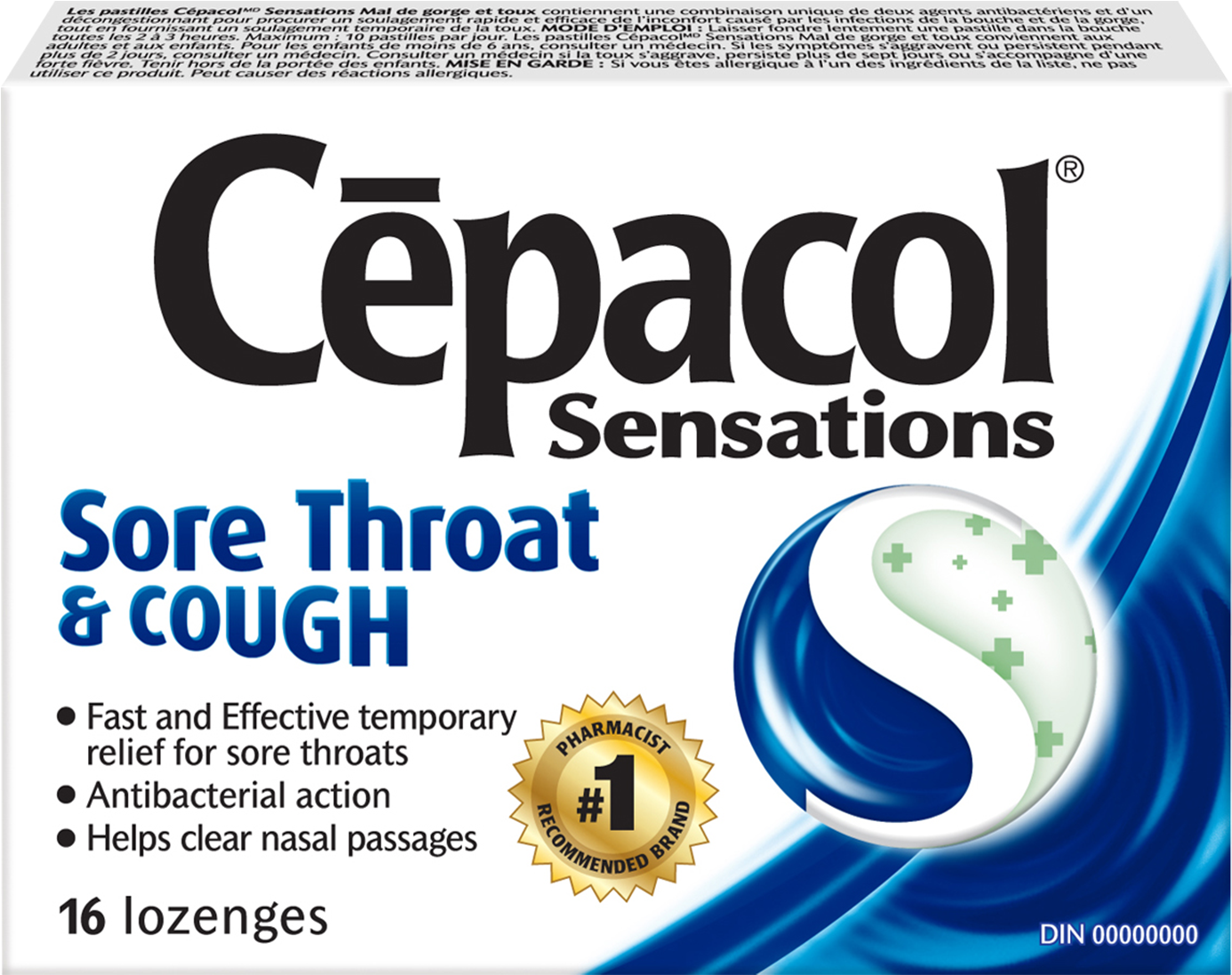 Cepacol Sore Throat Lozenges Product Image PNG Image