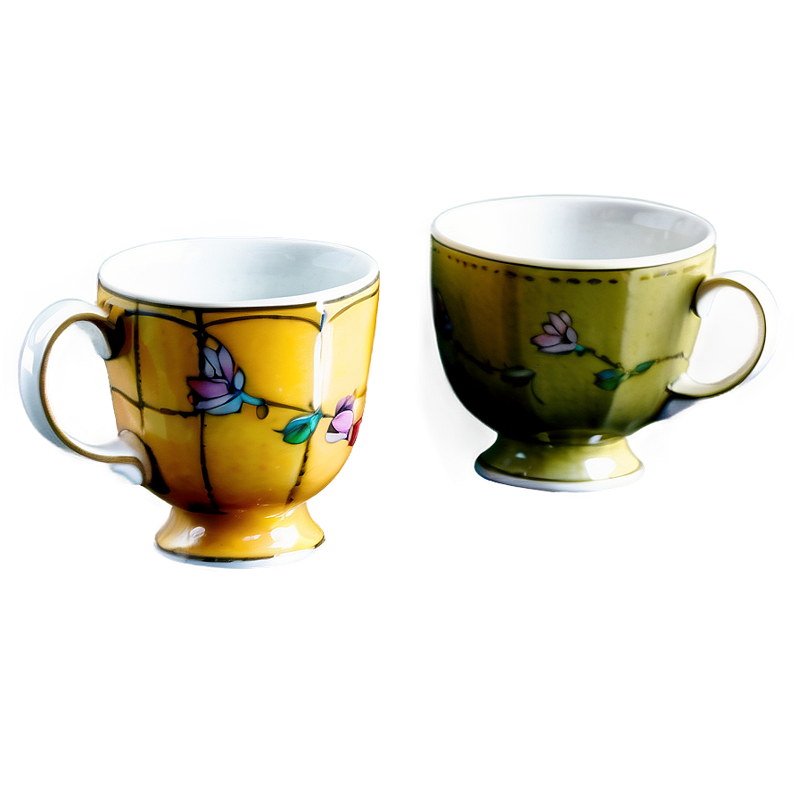 Ceramic Tea Cup Set Png Ikf36 PNG Image