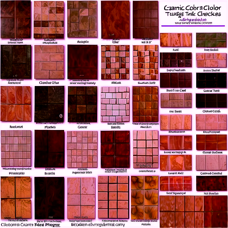 Ceramic Tile Color Choices Png 06202024 PNG Image