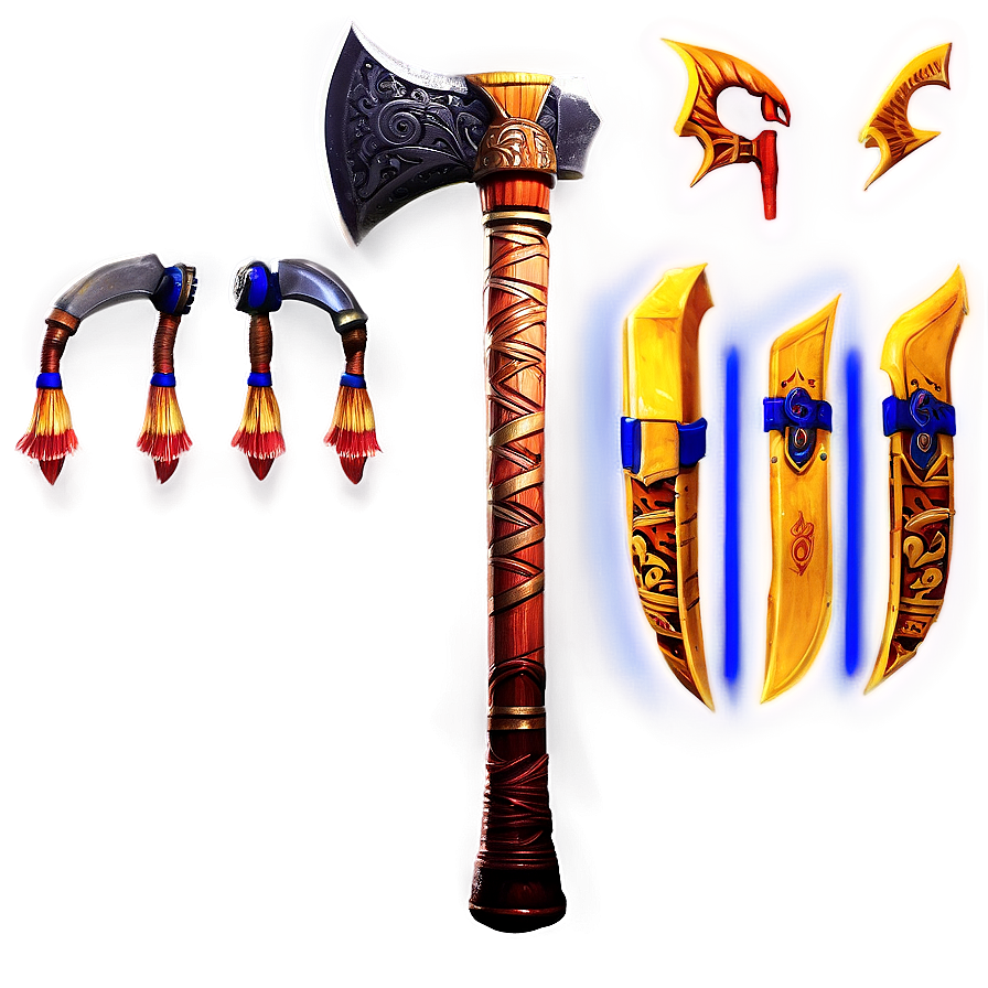 Ceremonial Axe Profile Png 6 PNG Image