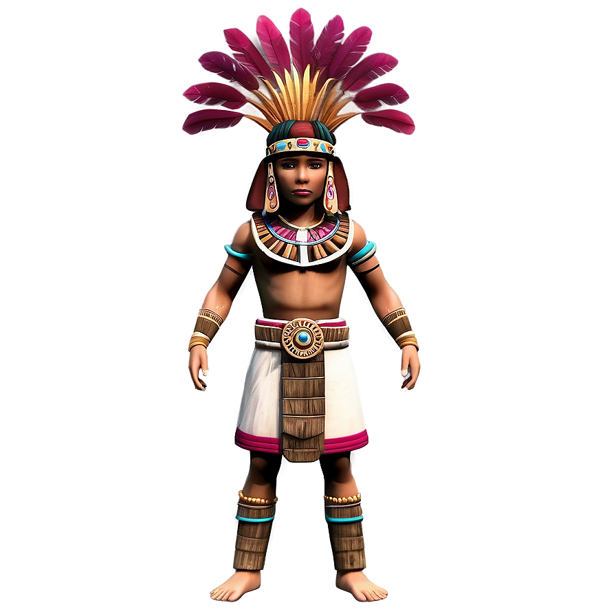 Ceremonial Aztec Warrior Outfit Png Vpb88 PNG Image