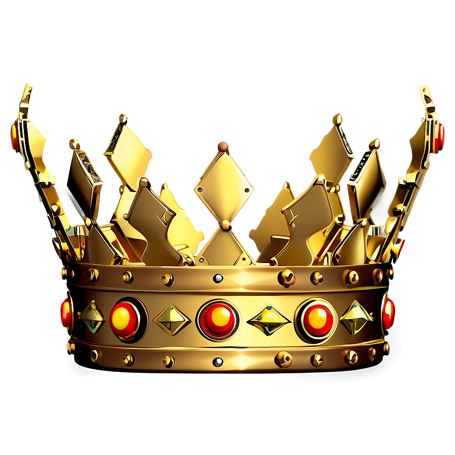 Ceremonial Golden Crown Png Jhf51 PNG Image