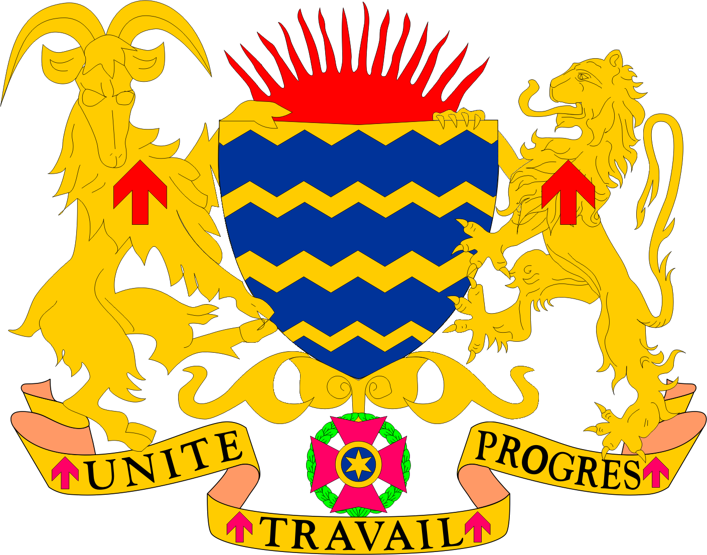 Chad Coatof Arms PNG Image