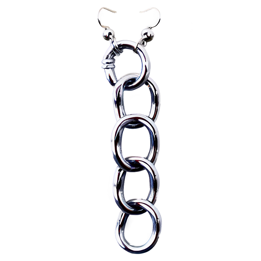 Chain Earrings Png Tcu PNG Image